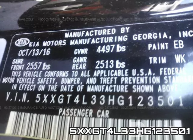5XXGT4L33HG123501 фото 10
