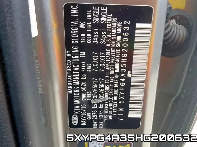 5XYPG4A35HG200632 фото 2
