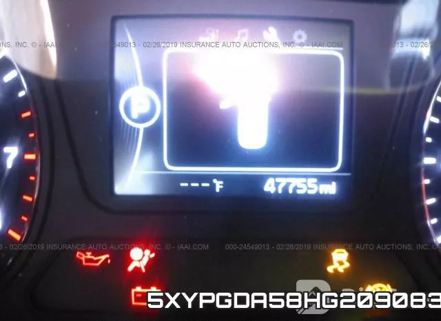 5XYPGDA58HG209083 фото 8
