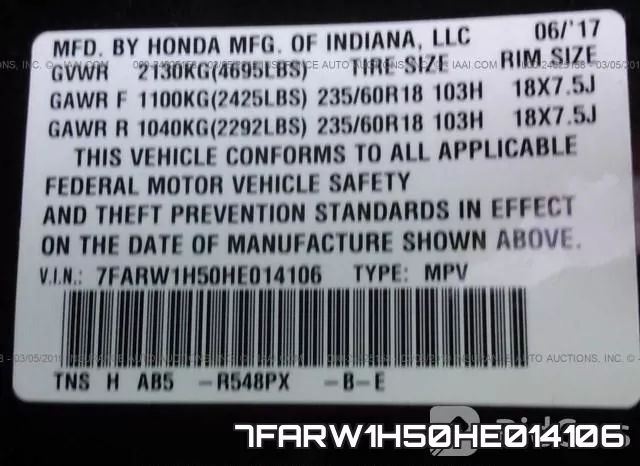 7FARW1H50HE014106 фото 10