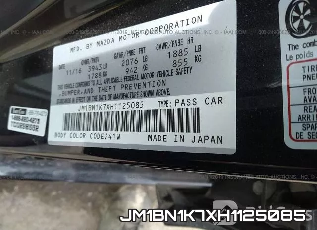 JM1BN1K7XH1125085 фото 10