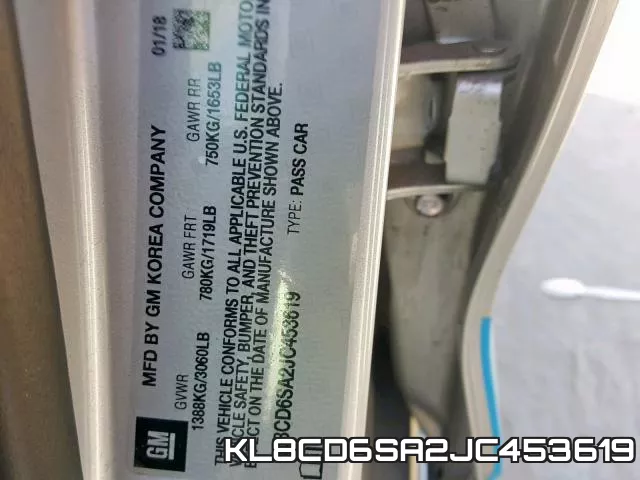 KL8CD6SA2JC453619 фото 2