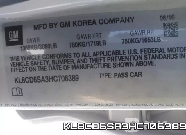 KL8CD6SA3HC706389 фото 10