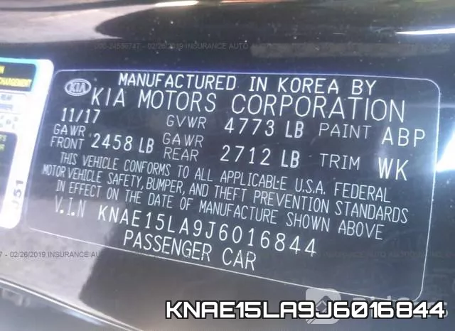 KNAE15LA9J6016844 фото 10