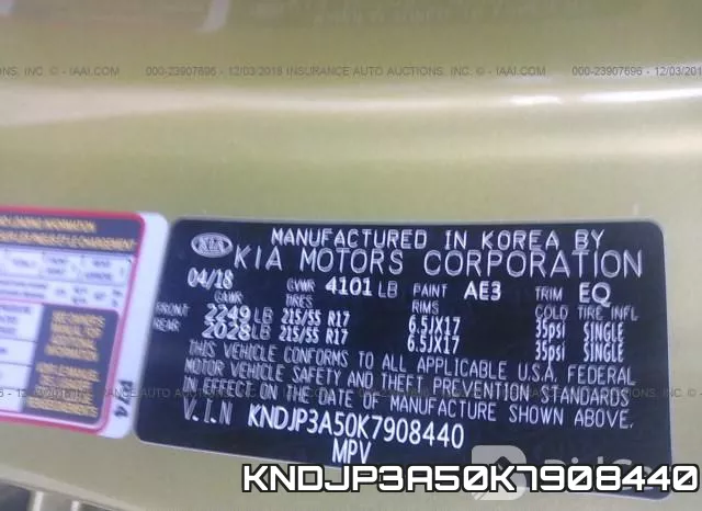 KNDJP3A50K7908440 фото 10
