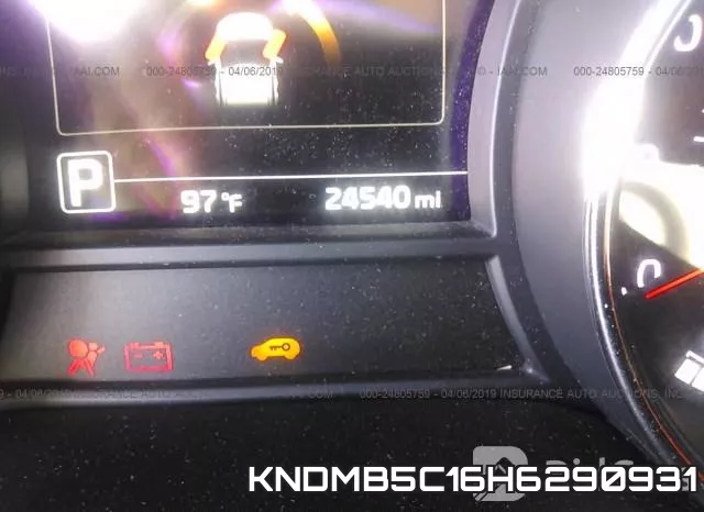 KNDMB5C16H6290931 фото 8