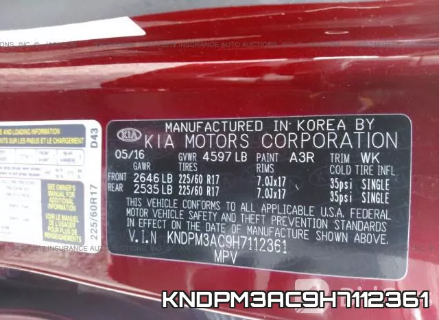 KNDPM3AC9H7112361 фото 10