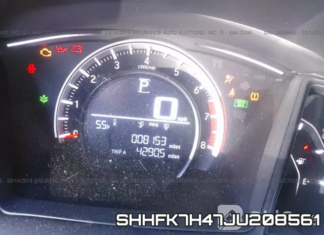 SHHFK7H47JU208561 фото 8