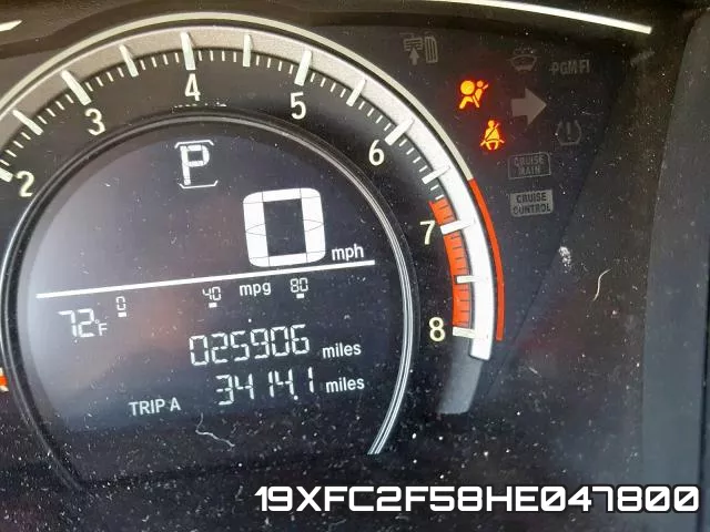 19XFC2F58HE047800 фото 9