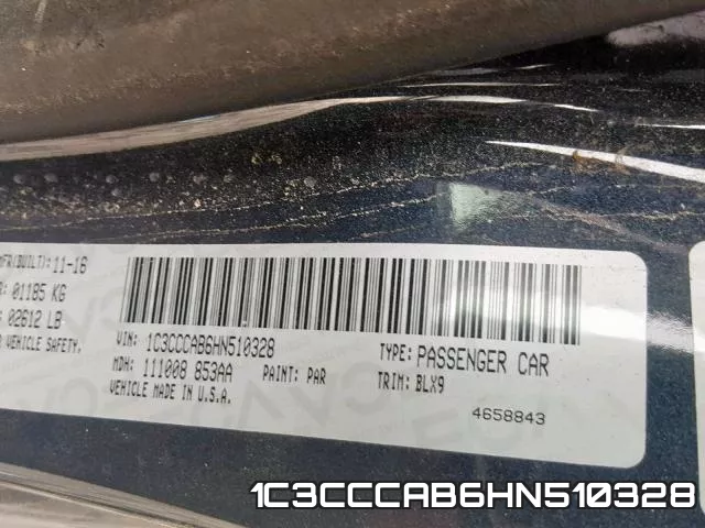 1C3CCCAB6HN510328 фото 2