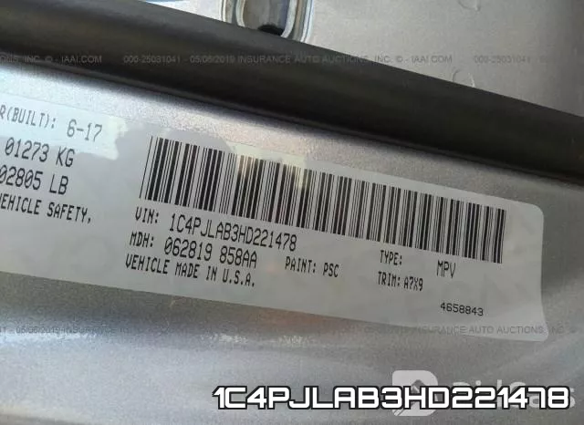 1C4PJLAB3HD221478 фото 10