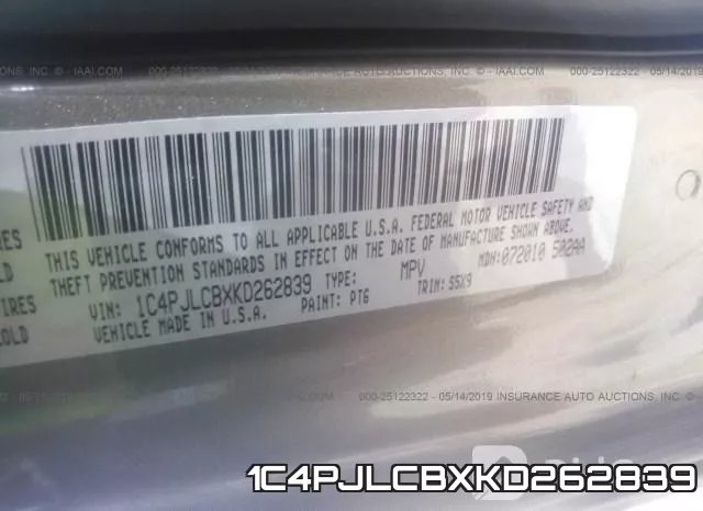 1C4PJLCBXKD262839 фото 10