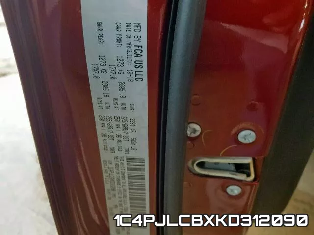 1C4PJLCBXKD312090 фото 2