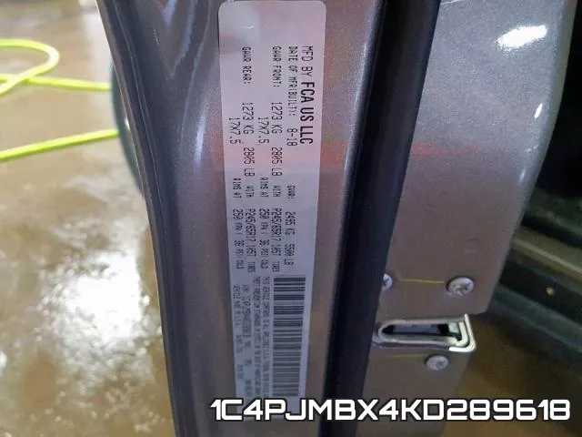 1C4PJMBX4KD289618 фото 2