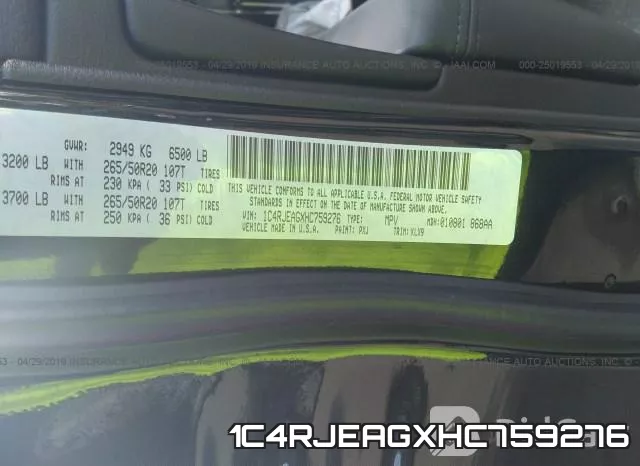 1C4RJEAGXHC759276 фото 10