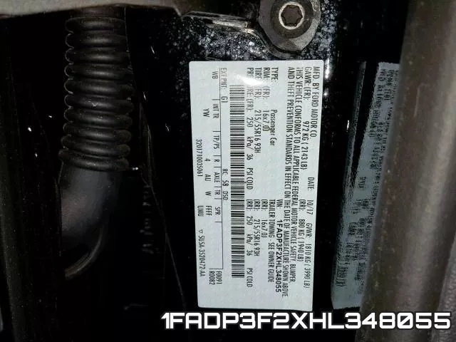 1FADP3F2XHL348055 фото 2