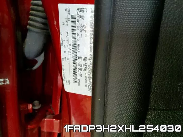 1FADP3H2XHL254030 фото 2