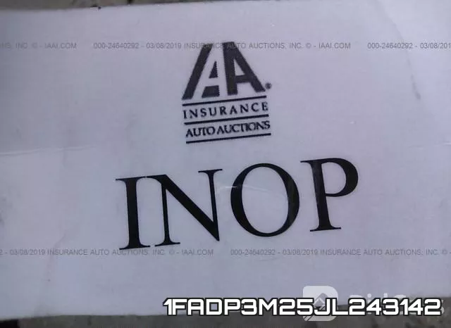 1FADP3M25JL243142 фото 8