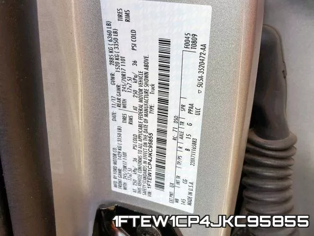 1FTEW1CP4JKC95855 фото 2