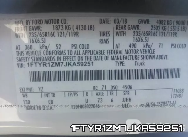1FTYR1ZM7JKA59251 фото 10