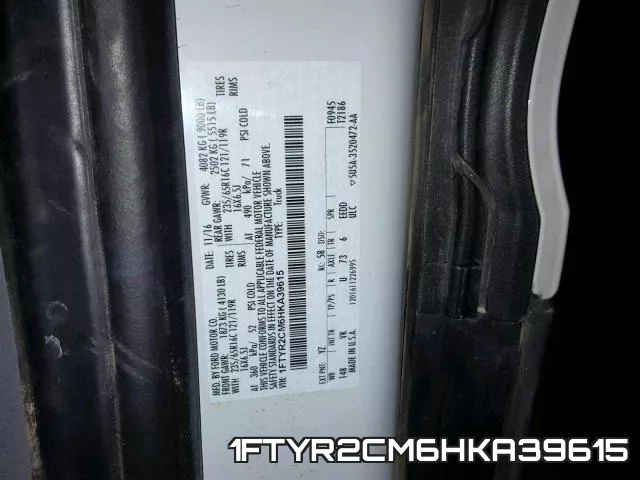 1FTYR2CM6HKA39615 фото 2