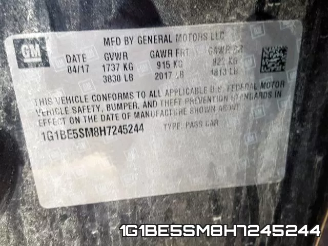 1G1BE5SM8H7245244 фото 2