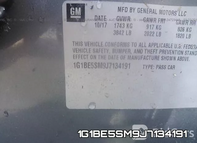 1G1BE5SM9J7134191 фото 10