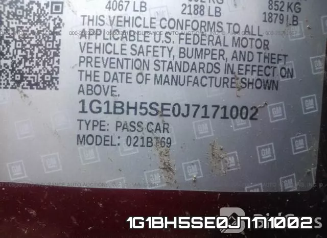 1G1BH5SE0J7171002 фото 9