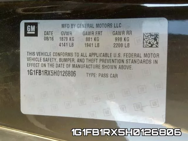 1G1FB1RX5H0126806 фото 2