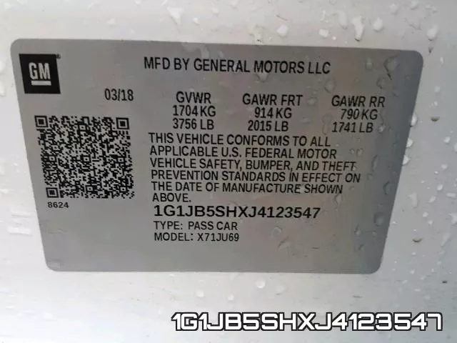 1G1JB5SHXJ4123547 фото 2