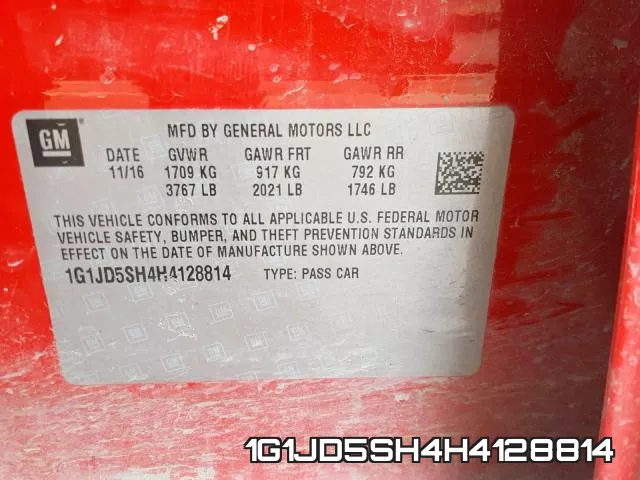 1G1JD5SH4H4128814 фото 2