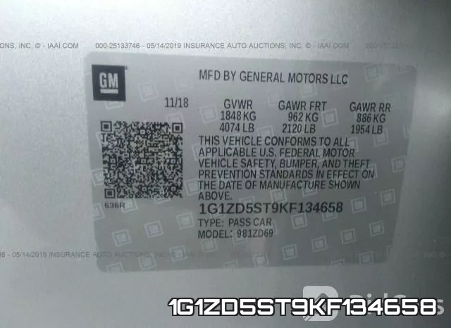 1G1ZD5ST9KF134658 фото 10