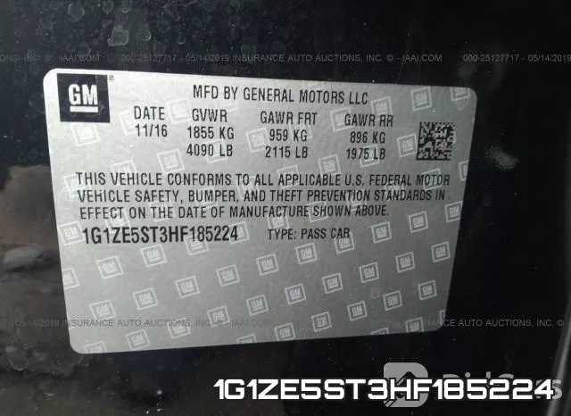 1G1ZE5ST3HF185224 фото 10