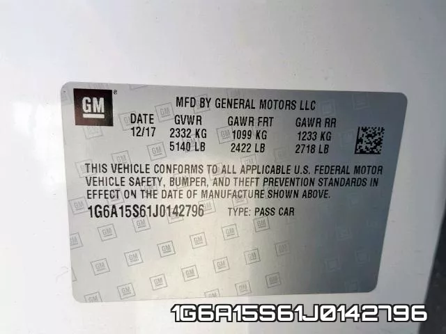 1G6A15S61J0142796 фото 2