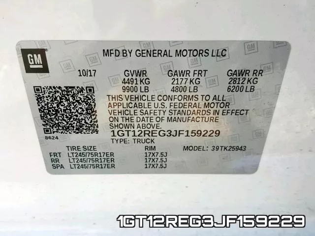 1GT12REG3JF159229 фото 2