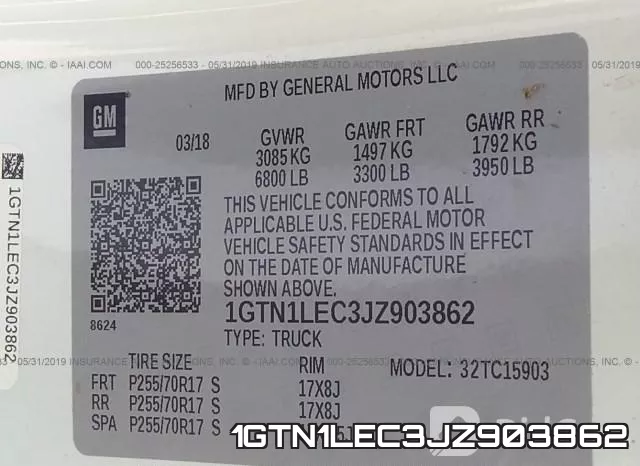 1GTN1LEC3JZ903862 фото 10