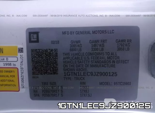 1GTN1LEC9JZ900125 фото 10