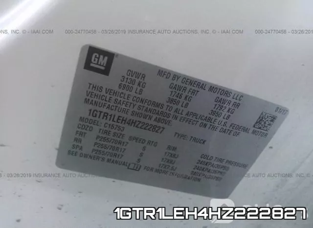 1GTR1LEH4HZ222827 фото 10