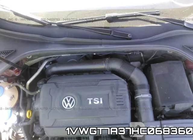 1VWGT7A37HC068360 фото 2