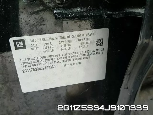 2G11Z5S34J9107339 фото 2