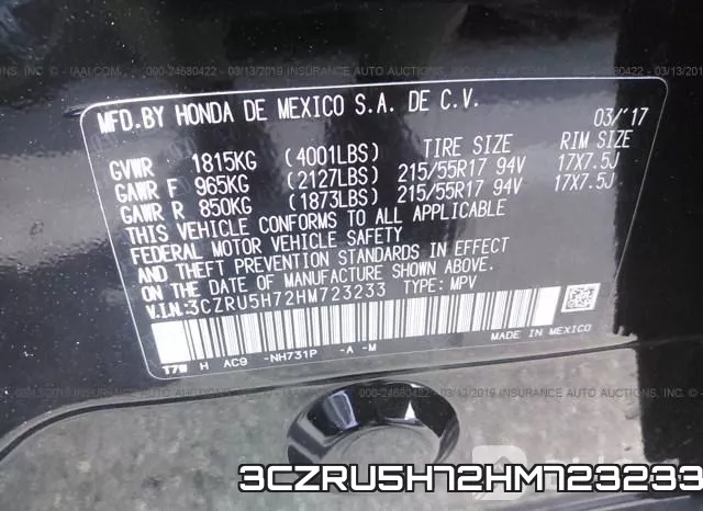 3CZRU5H72HM723233 фото 10