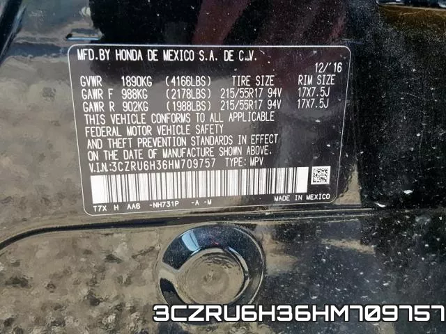 3CZRU6H36HM709757 фото 2