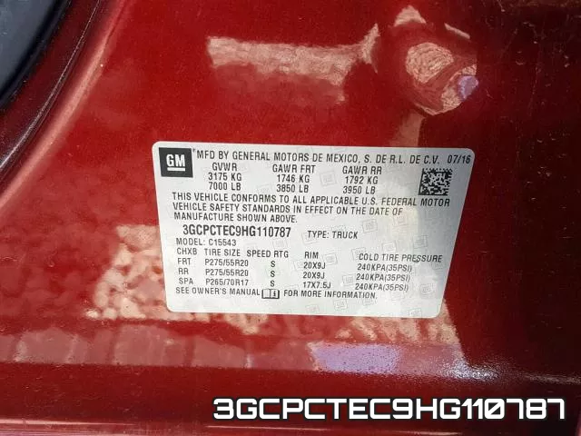 3GCPCTEC9HG110787 фото 2