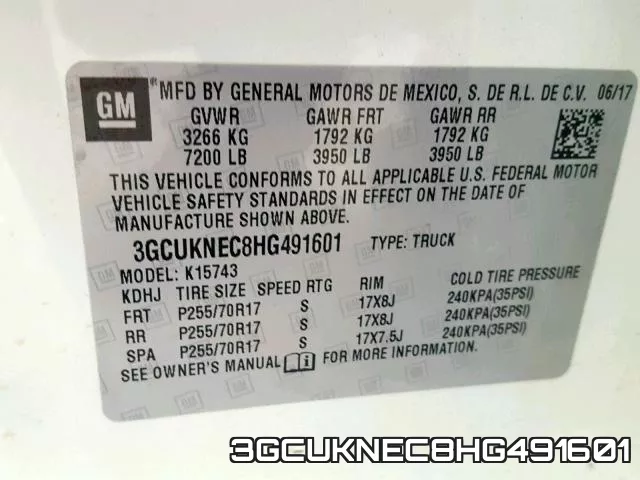 3GCUKNEC8HG491601 фото 2