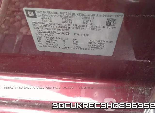 3GCUKREC3HG296352 фото 10