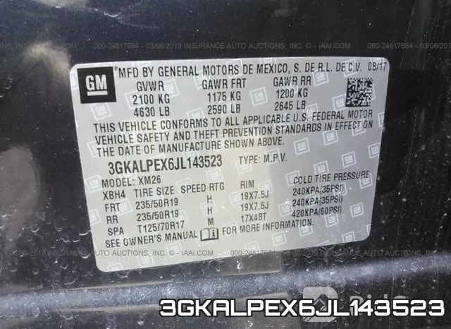 3GKALPEX6JL143523 фото 10