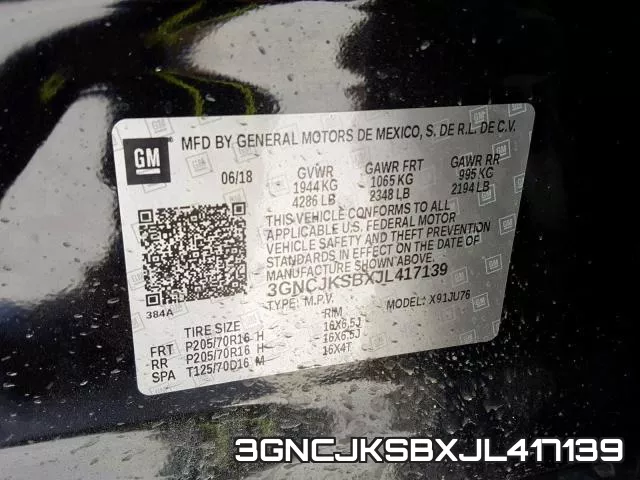 3GNCJKSBXJL417139 фото 2