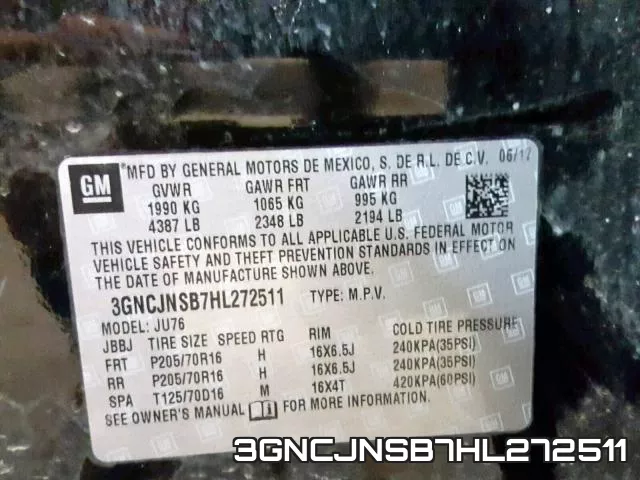 3GNCJNSB7HL272511 фото 2