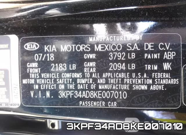 3KPF34AD8KE007010 фото 10