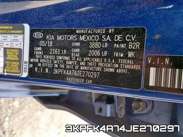 3KPFK4A74JE270297 фото 2